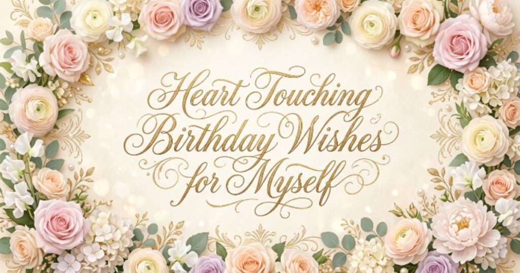 Heart Touching Birthday Wishes for Myself