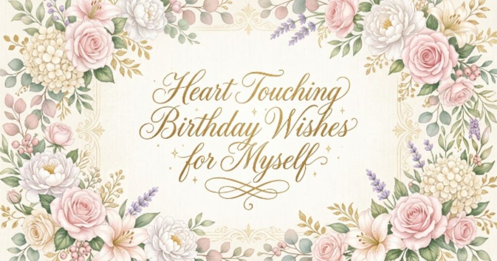 Heart Touching Birthday Wishes for Myself