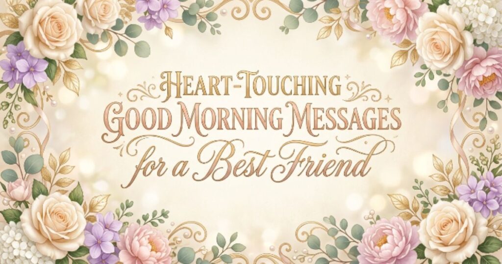 Heart-Touching Good Morning Messages for a Best Friend