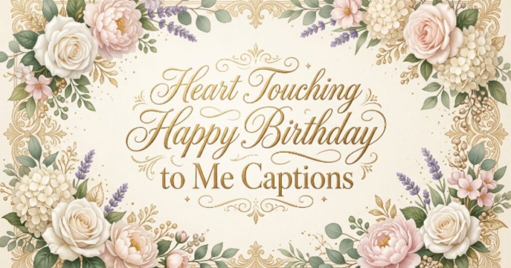 Heart Touching Happy Birthday to Me Captions