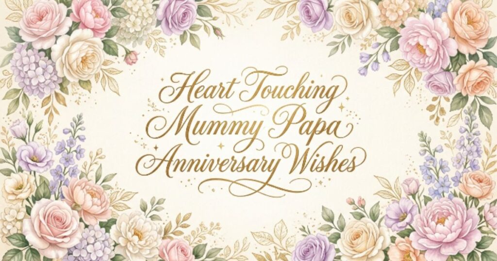 Heart Touching Mummy Papa Anniversary Wishes