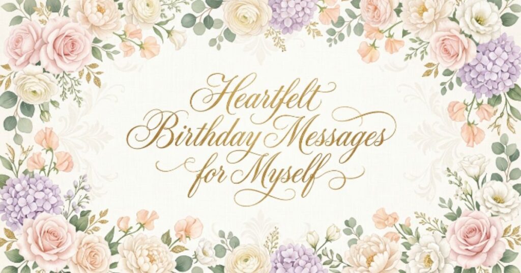 Heartfelt Birthday Messages for Myself