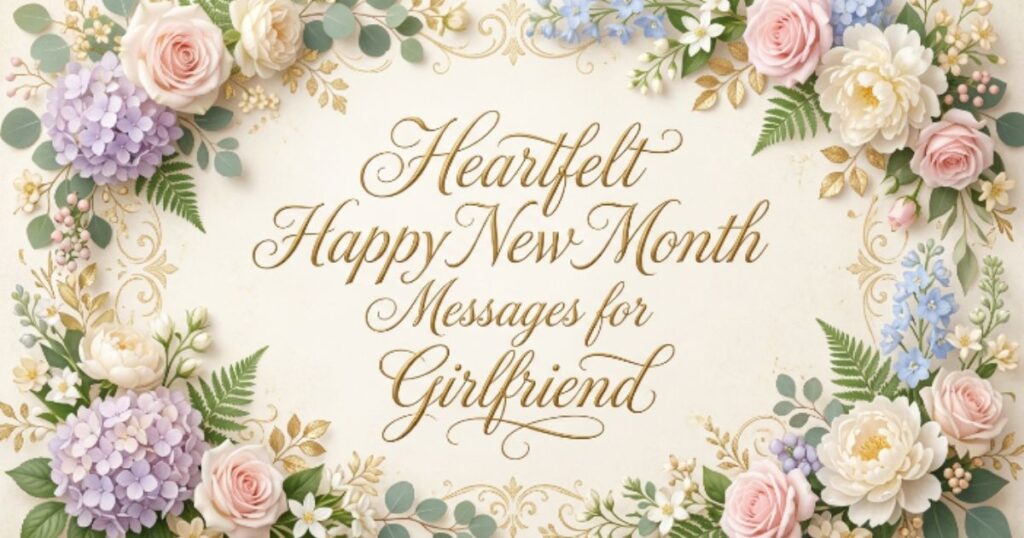 Heartfelt Happy New Month Messages for Girlfriend