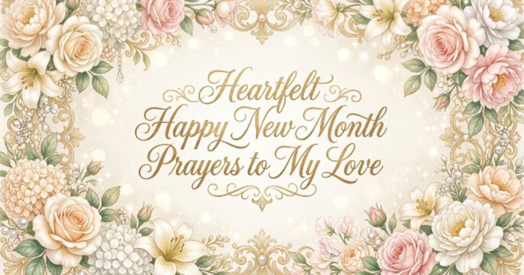 Heartfelt Happy New Month Prayers to My Love