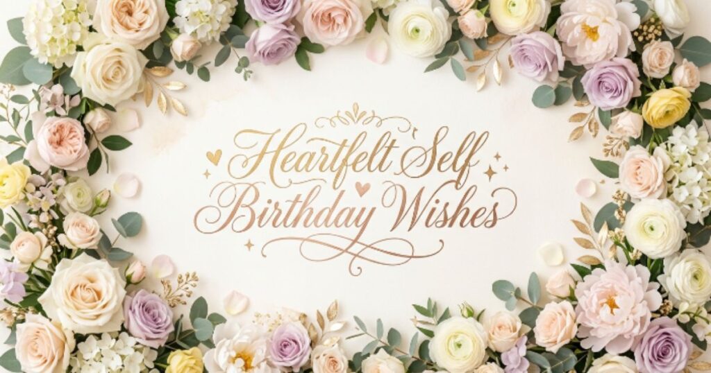 Heartfelt Self Birthday Wishes