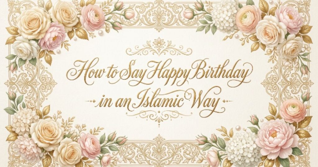 How to Say Happy Birthday in an Islamic Way