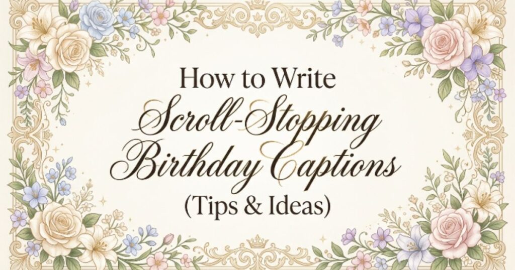 How to Write Scroll-Stopping Birthday Captions (Tips & Ideas)