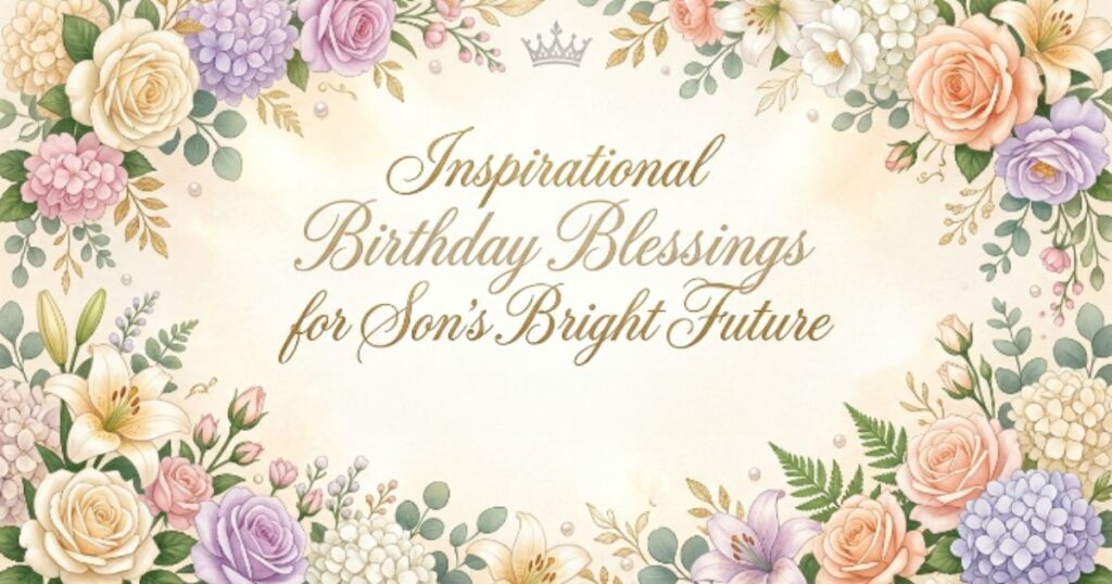 Inspirational Birthday Blessings for Son’s Bright Future