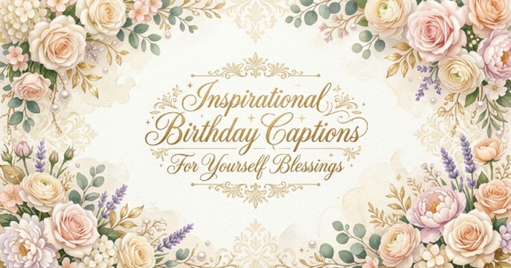 Inspirational Birthday Captions for Yourself Blessings