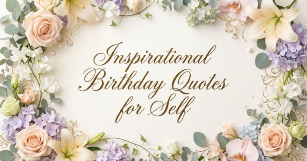 Inspirational Birthday Quotes for Self