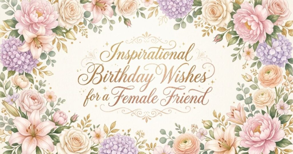 Inspirational Birthday Wishes for a Female Friend