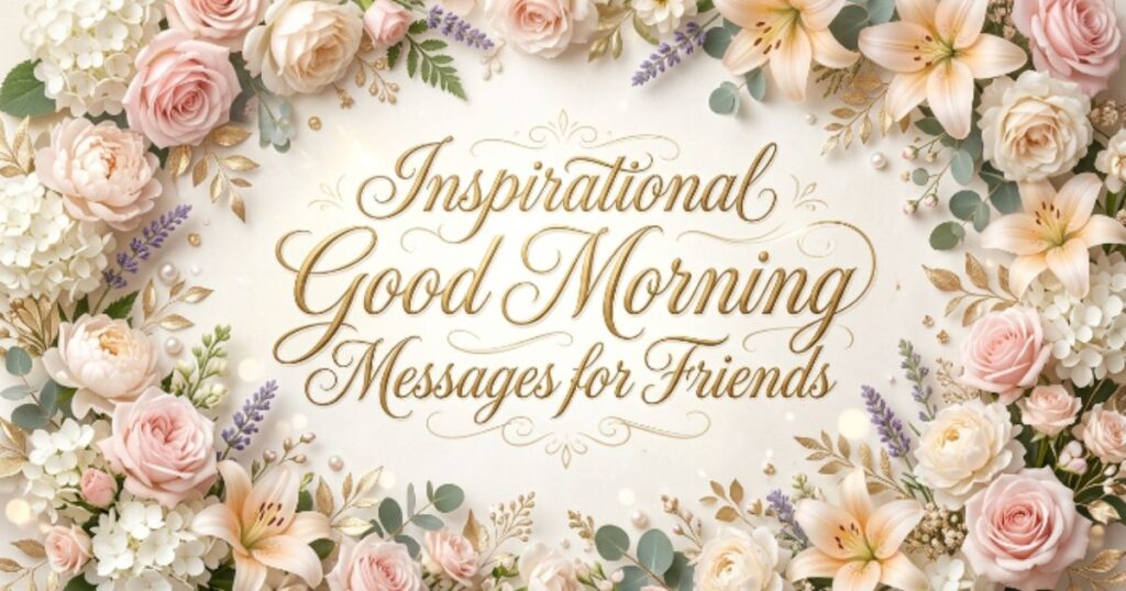 Inspirational Good Morning Messages for Friends