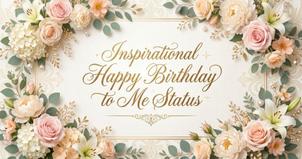 Inspirational Happy Birthday to Me Status