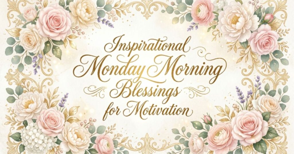 Inspirational Monday Morning Blessings for Motivation