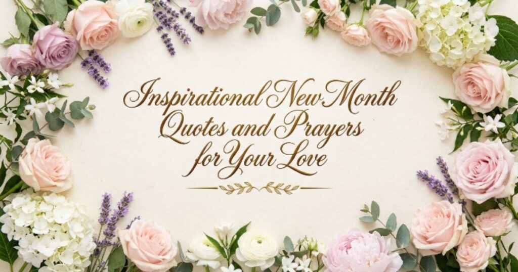Inspirational New Month Quotes and Prayers for Your Love