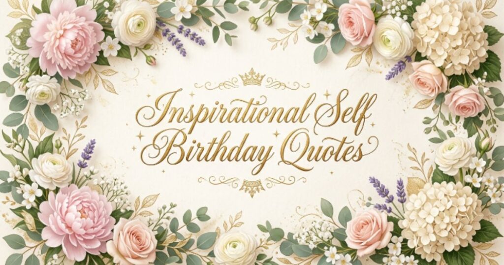 Inspirational Self Birthday Quotes