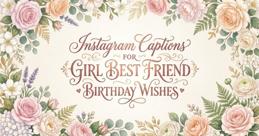 Instagram Captions for Girl Best Friend Birthday Wishes