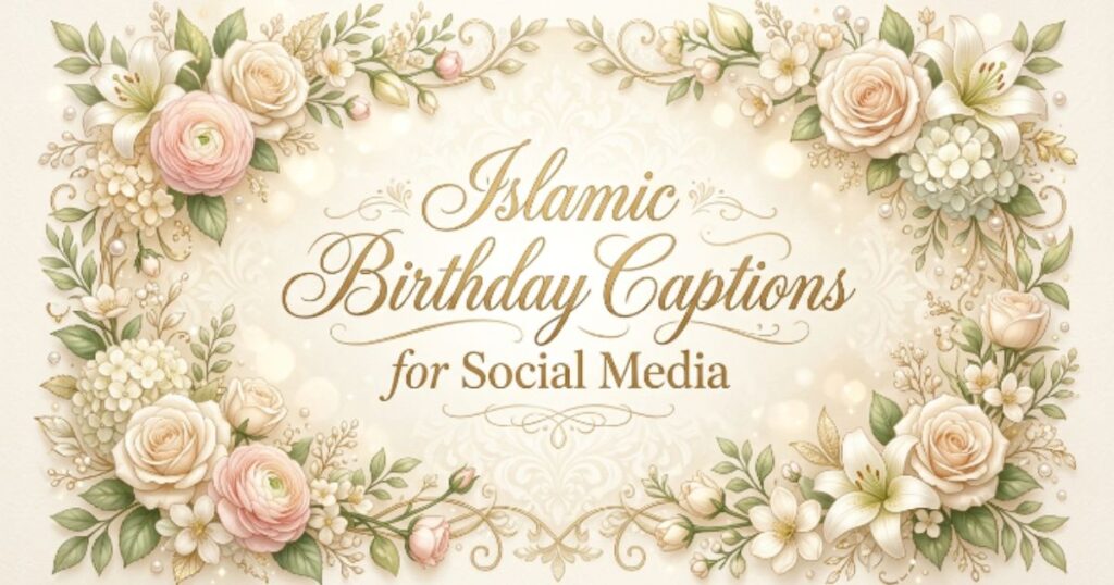 Islamic Birthday Captions for Social Media