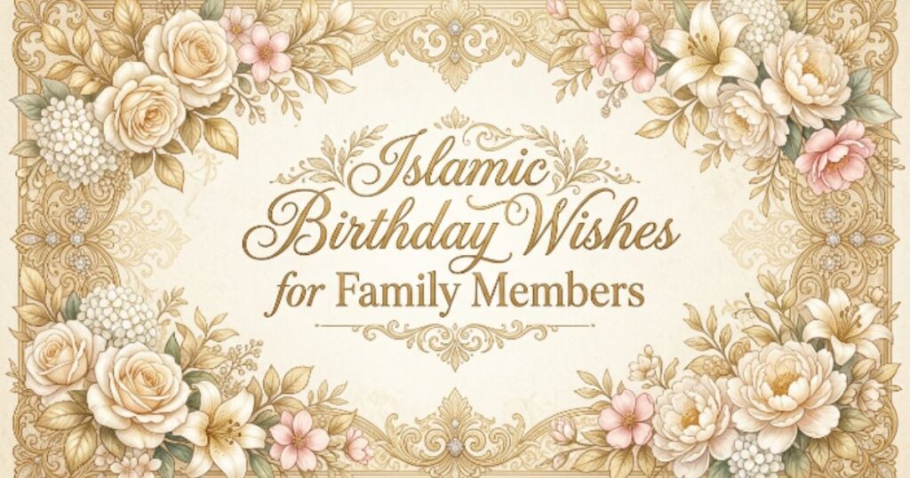 Islamic Birthday Wishes for Family Members