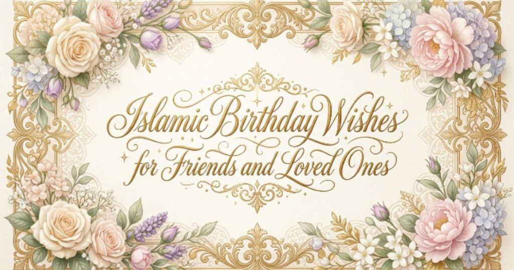 Islamic Birthday Wishes for Friends and Loved Ones