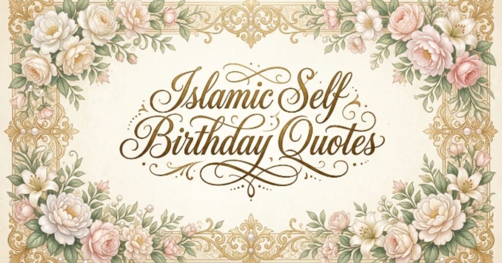 Islamic Self Birthday Quotes