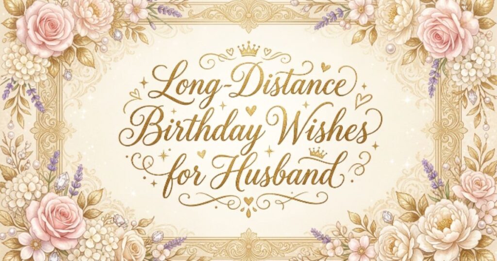 Long-Distance Birthday Wishes for Husband