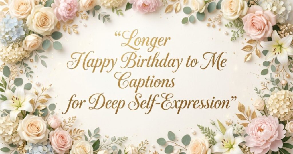 Longer Happy Birthday to Me Captions for Deep Self-Expression