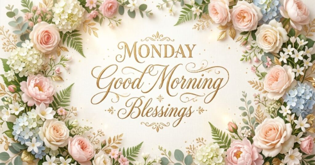 Monday Good Morning Blessings