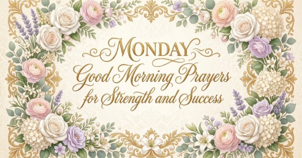 Monday Good Morning Prayers for Strength and Success