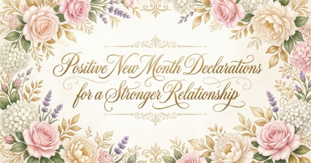 Positive New Month Declarations for a Stronger Relationship
