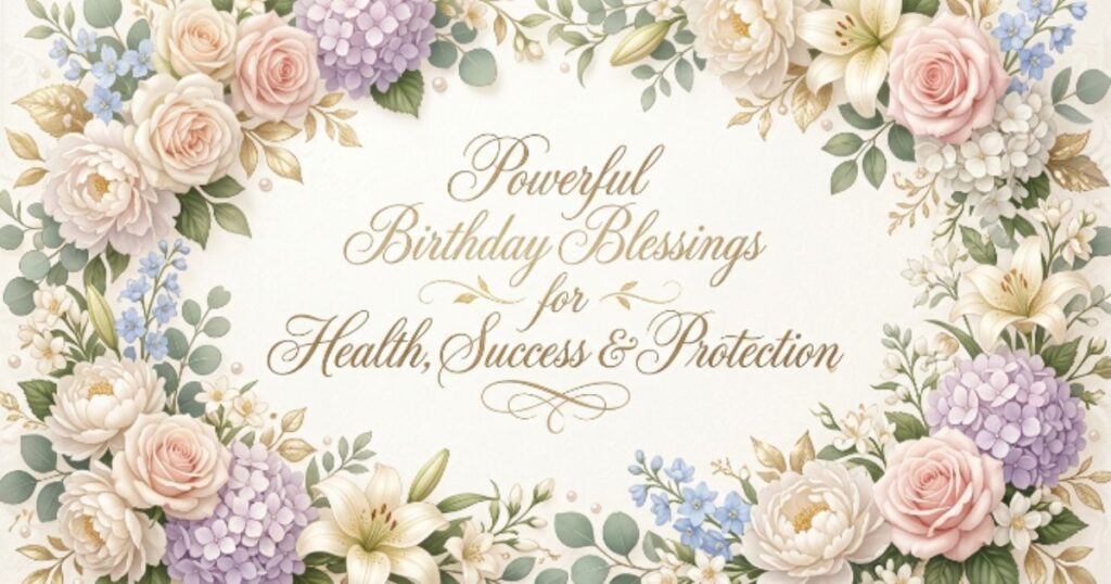 Powerful Birthday Blessings for Health, Success & Protection