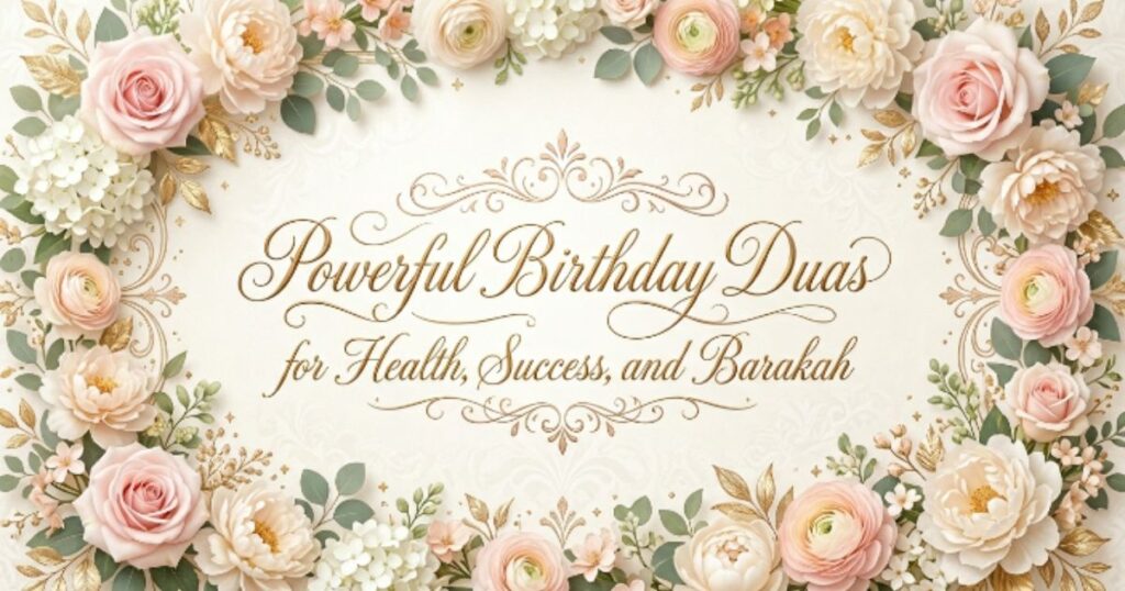 Powerful Birthday Duas for Health, Success, and Barakah