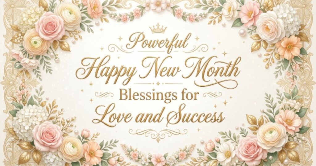 Powerful Happy New Month Blessings for Love and Success