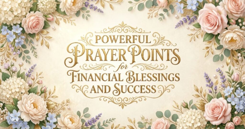 Powerful Prayer Points for Financial Blessings and Success