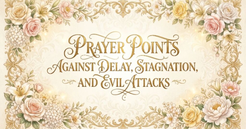Prayer Points Against Delay, Stagnation, and Evil Attacks