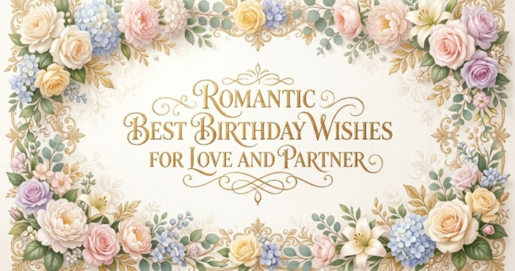 Romantic Best Birthday Wishes for Love and Partner