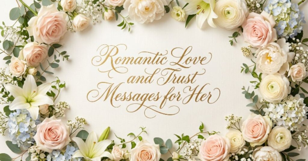 Romantic Love and Trust Messages for Her