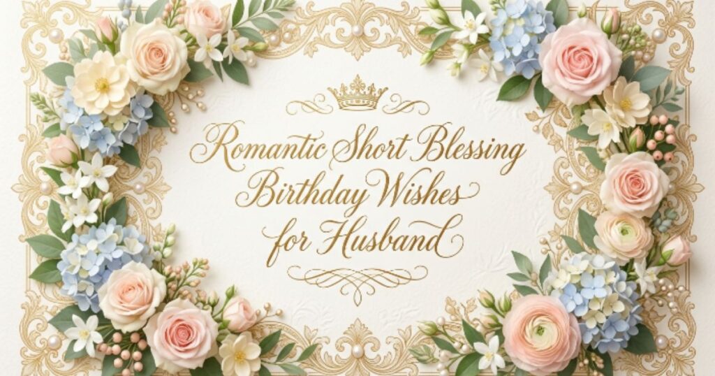 Romantic Short Blessing Birthday Wishes for Husband