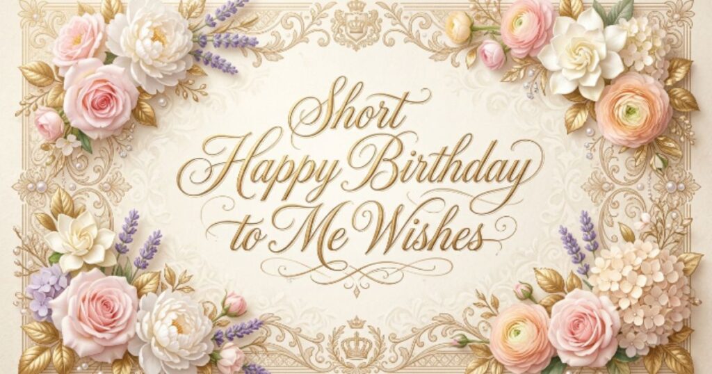 Short Happy Birthday to Me Wishes