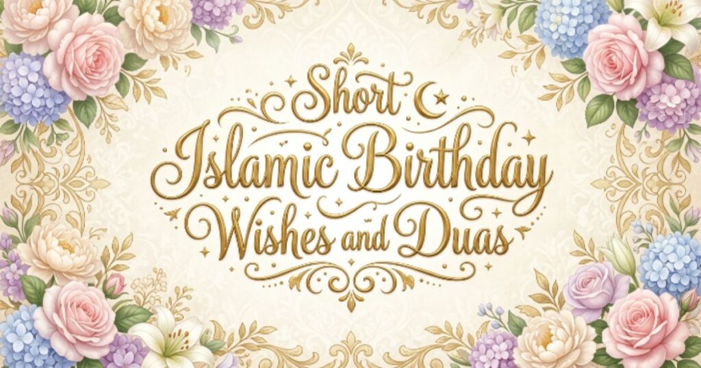 Short Islamic Birthday Wishes and Duas