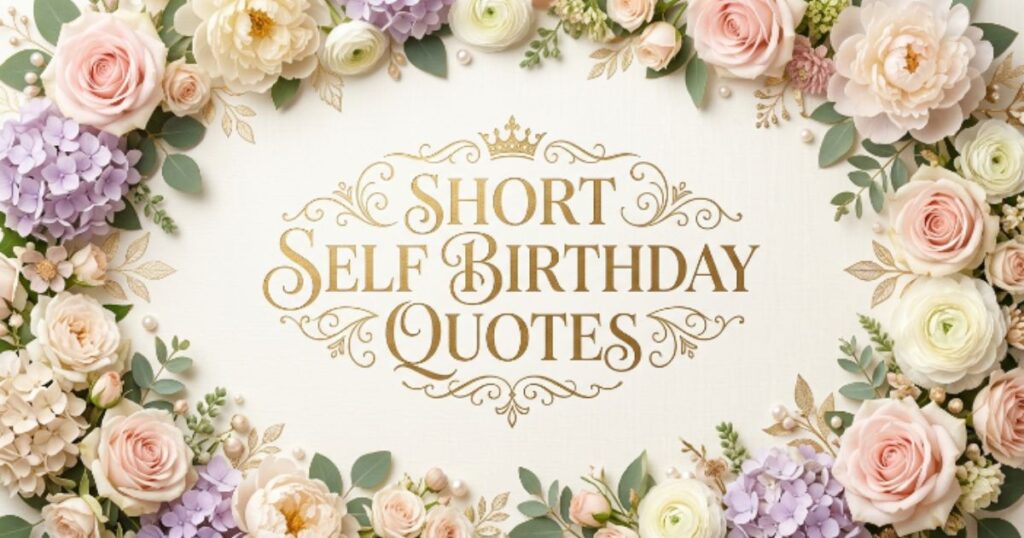 Short Self Birthday Quotes