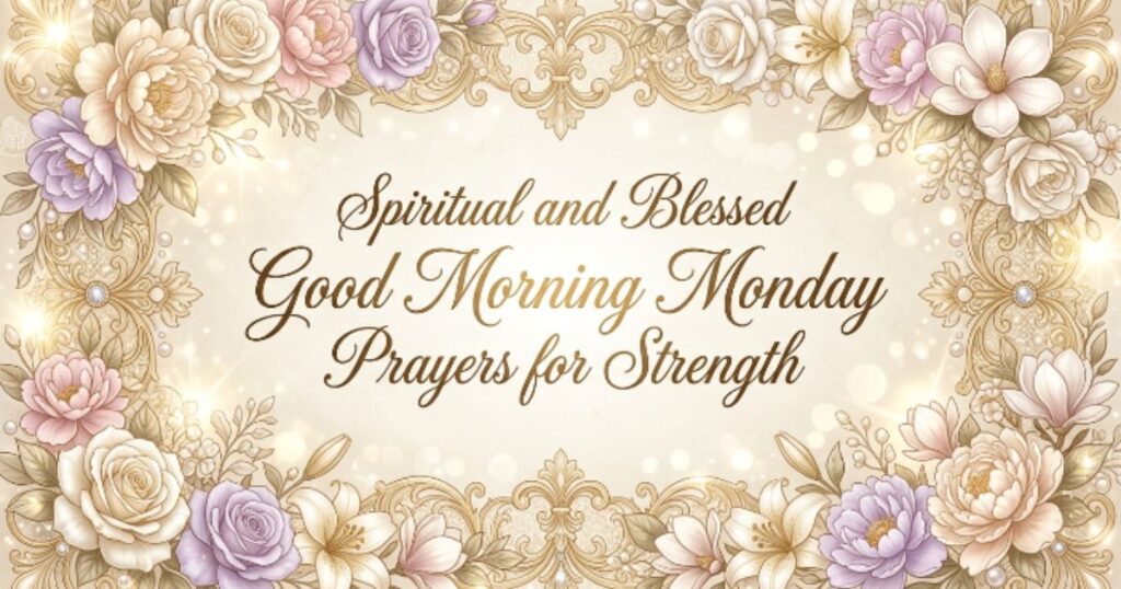 Spiritual and Blessed Good Morning Monday Prayers for Strength