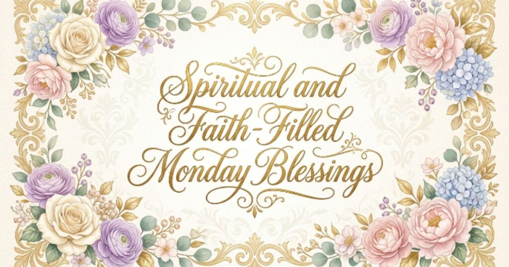 Spiritual and Faith-Filled Monday Blessings