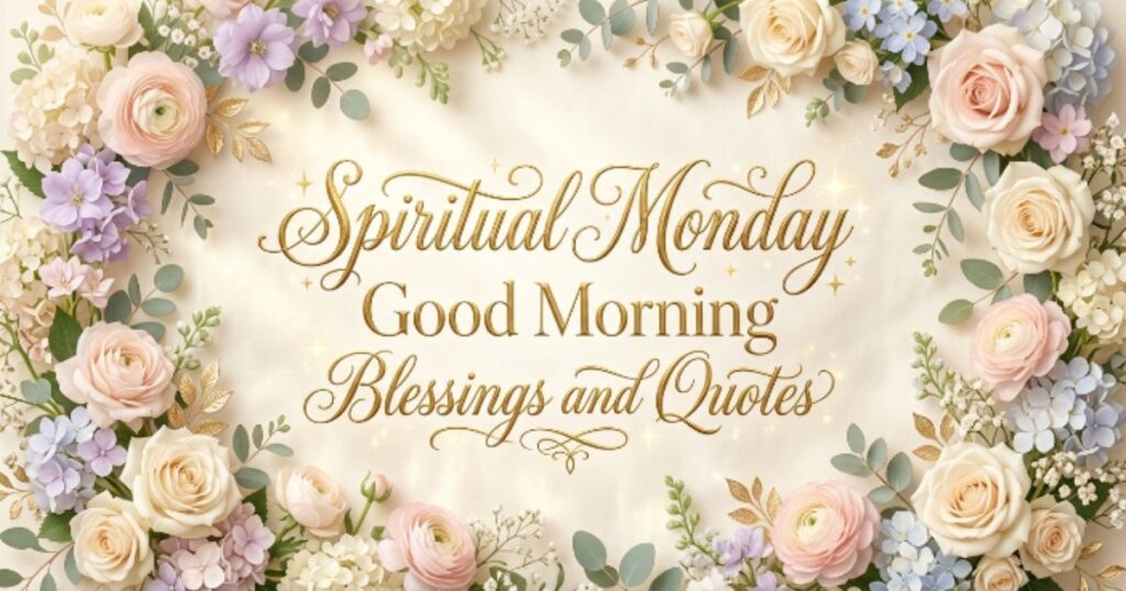 Spiritual Monday Good Morning Blessings and Quotes
