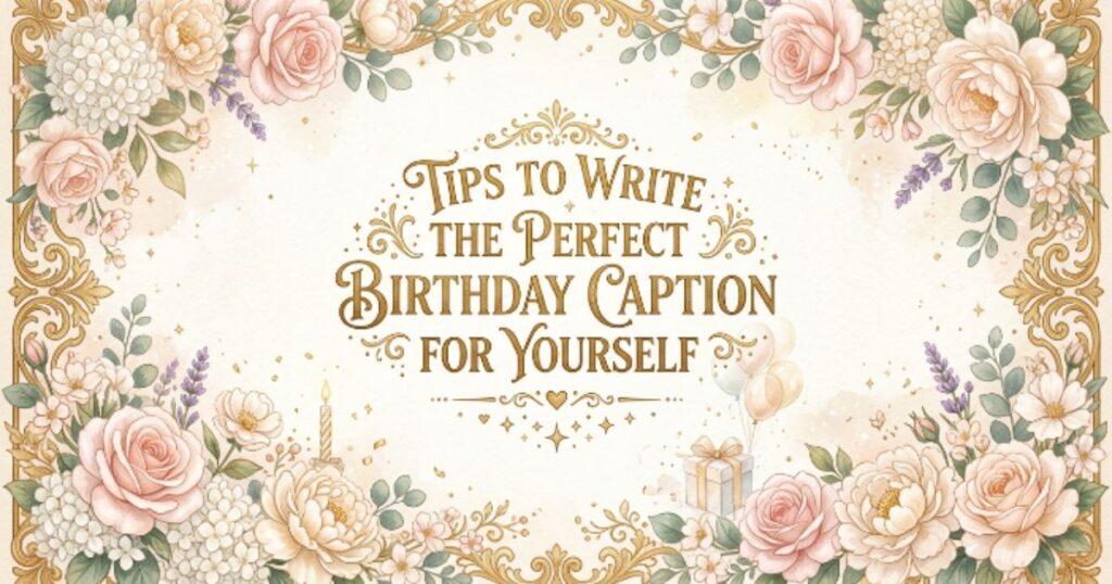 Tips to Write the Perfect Birthday Caption for Yourself