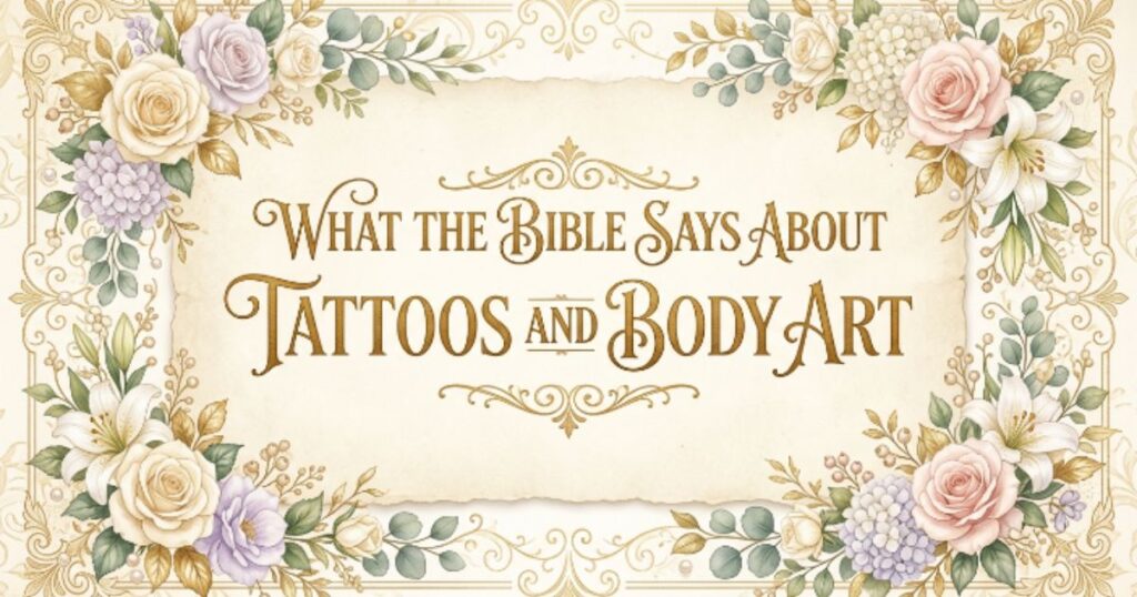 What the Bible Says About Tattoos and Body Art