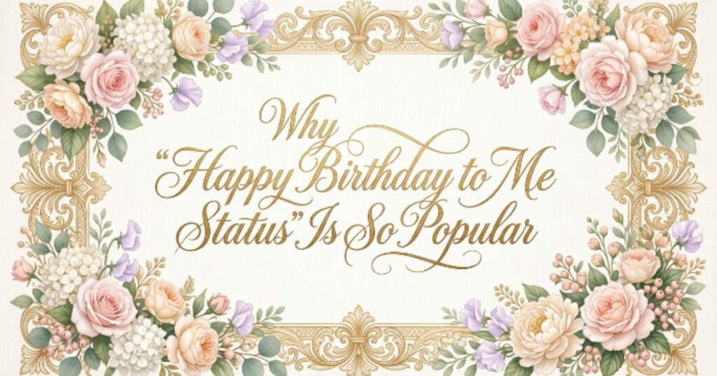 Why “Happy Birthday to Me Status” Is So Popular