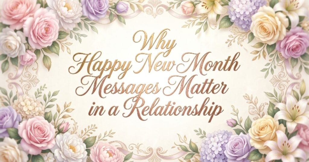 Why Happy New Month Messages Matter in a Relationship