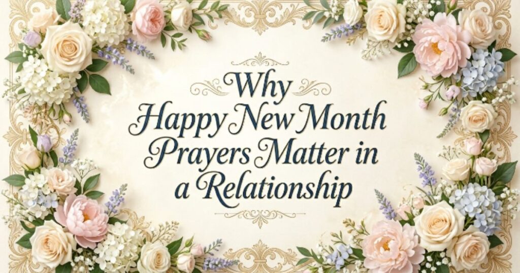 Why Happy New Month Prayers Matter in a Relationship