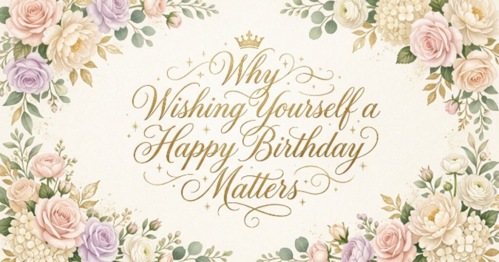 Why Wishing Yourself a Happy Birthday Matters